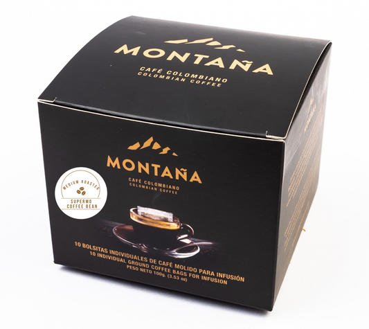 MONTAÑA Classic (中焙）哥倫比亞果香研磨浸泡咖啡包 - 巧克力、果香、黑莓